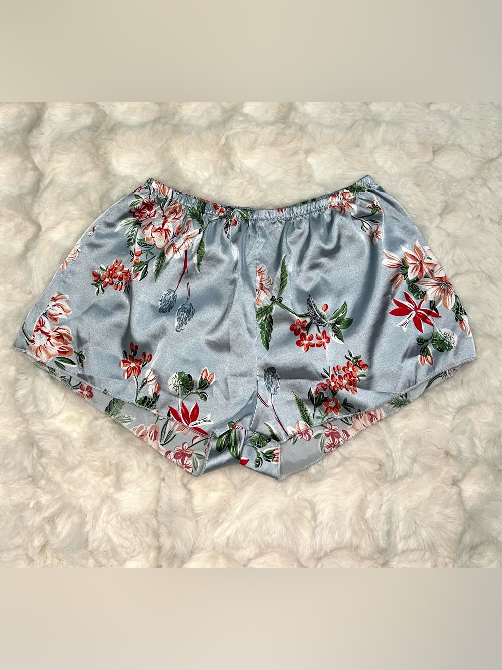 Dolls PJ Silk Elegant Floral Essential Stylish Satin Sleep Shorts - Women’s